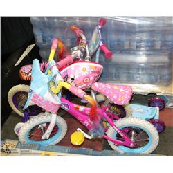 LOT WITH 2 MY LITTLE PONY BIKES AND SCOOTER