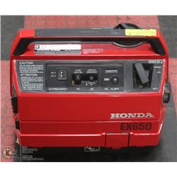 HONDA EX650 GENERATOR WITH MANUAL
