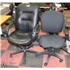 Image 1 : 2 OFFICE CHAIRS INCL LEATHERETTE