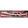 Image 1 : SET OF KATANA SWORDS DRAGON DESIGN BLACK AND GOLD