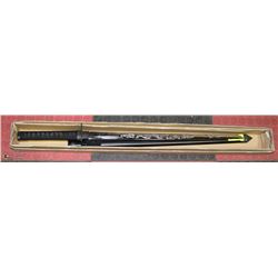 KATANA SWORD WITH DRAGON ENGRAVED BLADE WITH