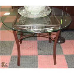 42" GLASS TOP PATIO TABLE HOME