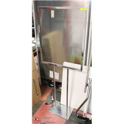 DISPLAY ADVERTISING SIGN STAND FOR 28" X 22" SIGN.