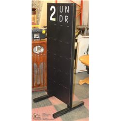 DISPLAY AD STAND DOUBLE SIDED 24"X5' TALL