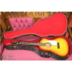 HARMONY ACOUSTIC GUITAR IN CASE.