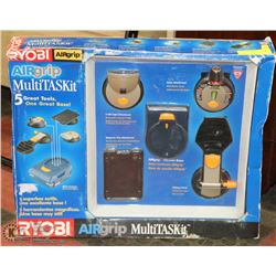 RYOBI AIR GRIP 5 TOOL SET.