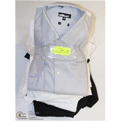 LOT OF 10 NEW MENS DRESS SHIRTS INCL GRAFTON