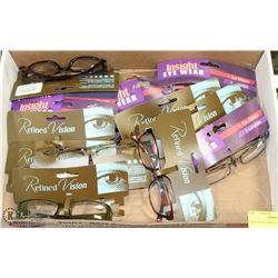 TRAY OF READING GLASSES-AS THEY COME