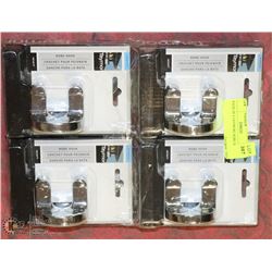 PACK OF 4 TAYMORE ROBE HOOKS