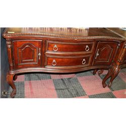 ORNATE WOOD CARVED STYLE SIDEBOARD