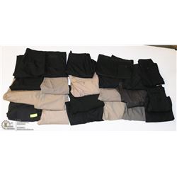 SHELF OF ASSORTED NEW MENS PANTS INCL CASUAL