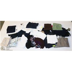 SHELF OF ASSORTED NEW WOMENS CLOTHING INCL