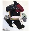 Image 1 : BOX OF WOMENS  HATS, SCARVES AND MORE