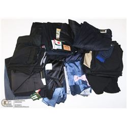 EXTRA LARGE BOX OF ASSORTED NEW MENS DRESS PANTS
