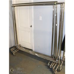 COMMERCIAL GRADE COMMERCIAL RACK ON WHEELS X5