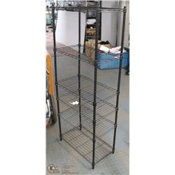 6-TIER METAL SHELF (59.5"H X 22"L X 13"W) -