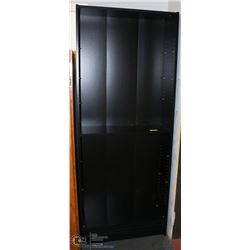 BLACK BOOKSHELF. FURNITURE