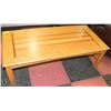 Image 1 : SOLID WOOD COFFEE TABLE.