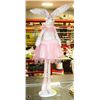 Image 1 : PINK SHABBY CHIC BUNNY DÉCOR