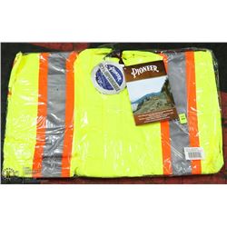 NEW PIONEER 2XL REFLECTIVE RAIN JACKET