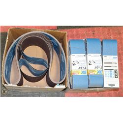 2 BOXES OF NORTON BELT SANDER SANDPAPER