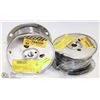 Image 1 : 2 ROLLS OF 8 GAUGE 100' BLACK WIRE