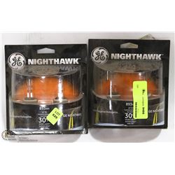 GROUP OF 2 GE NIGHT HAWK 893NH HALOGEN LIGHTS