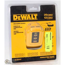 DEWALT USB POWER SOURCE