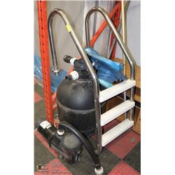 LOT OF POOL ACCESSORIES