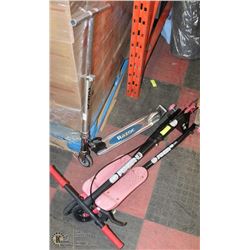 FLICKER 3 WHEEL SCOOTER & 2 WHEEL SCOOTER.