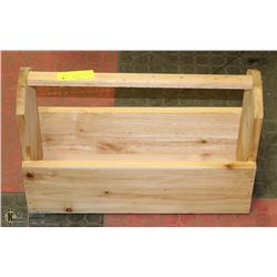 ALL CEDAR TOOL BOX  PLANTER
