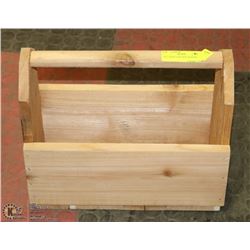 ALL CEDAR TOOL BOX  PLANTER