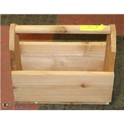 ALL CEDAR TOOL BOX  PLANTER