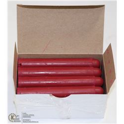 CASE OF 12 BURGUNDY COMMERCIAL WAX MARKERS