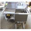 Image 1 : STAINLESS STEEL SINK WITH DRAIN BOARD
