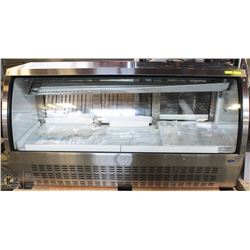 NEW 72" CURVED GLASS DELI COOLER