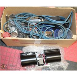 BOX OF ASST TOOLS AND MORE