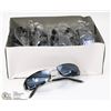 Image 1 : CASE OF DESIGNER SUNGLASSES BLUE LENSES
