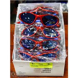 CASE OF RED OAKLEY REPLICA SUNGLASSES