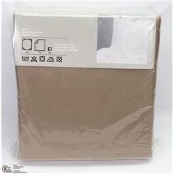NEW IKEA QUEEN SHEETS & PILLOW CASES SET (COFFEE