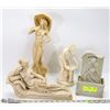 Image 1 : LOT OF 4 VENETIAN SCULPTURES.