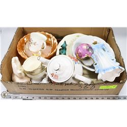 LARGE FLAT WITH ASSORTED COLLECTIBLES INCL