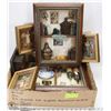 Image 1 : FLAT OF VINTAGE 3D FRAMED ART SCENES.
