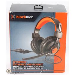 BLACKWEB STEREO GAMING HEADSET WITH