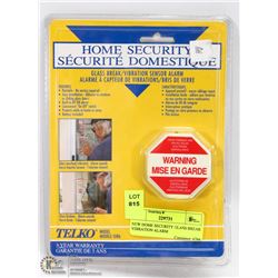 NEW HOME SECURITY GLASS BREAK VIBRATION ALARM