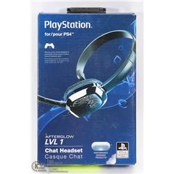 PS4 AFTERGLOW LVL1 CHAT HEADSET