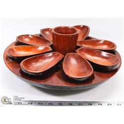 SOLID WOOD HANDCARVED SERVER