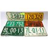 Image 1 : LOT OF 6 ASSORTED COLLECTIBLE LICENSE PLATES