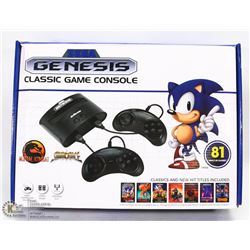 SEGA GENESIS CLASSIC GAME SYSTEM 81 GAMES