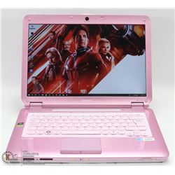 PINK SONY VAIO LAPTOP W/ WIN 7/ MSOFFICE